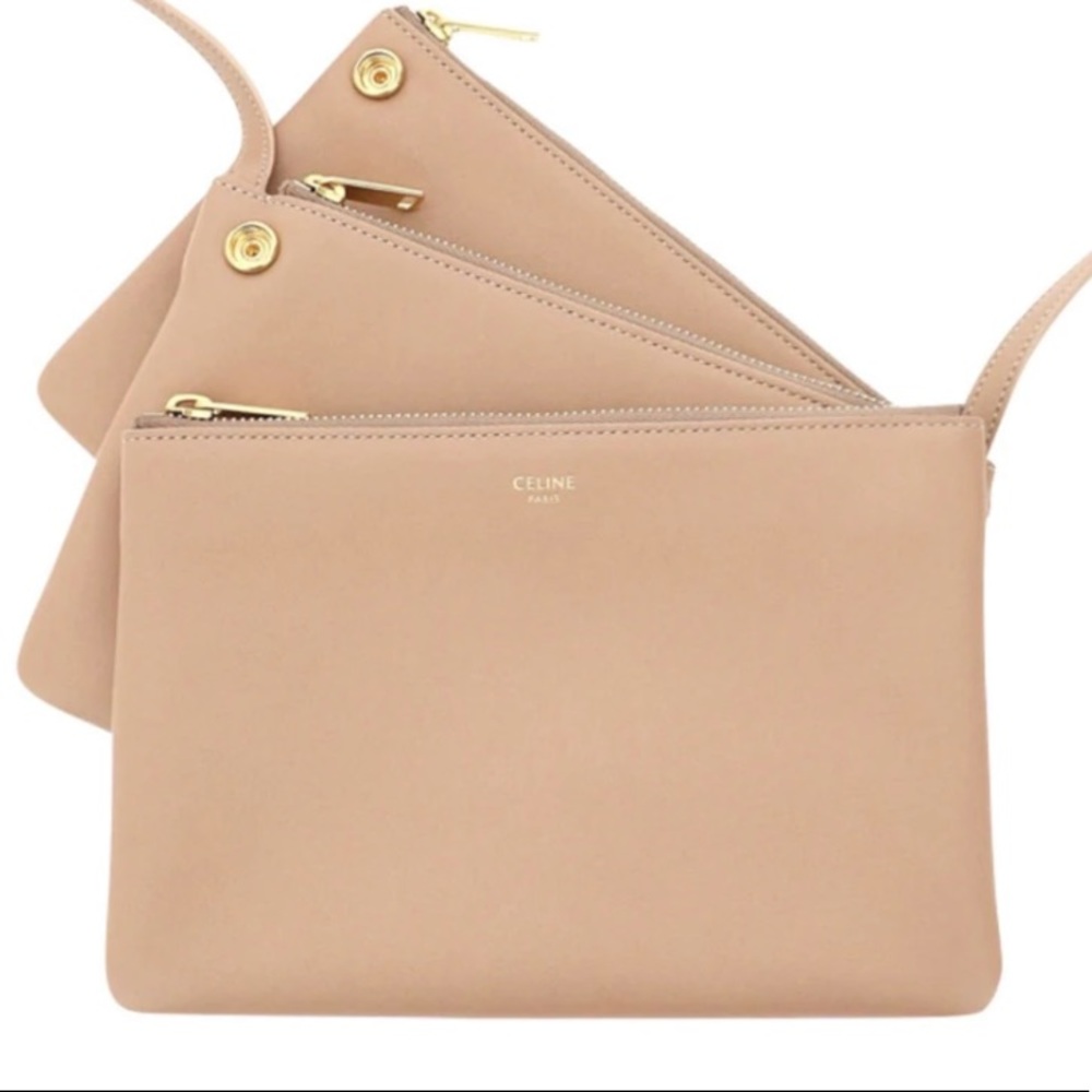 Celine Trio Lambskin Crossbody